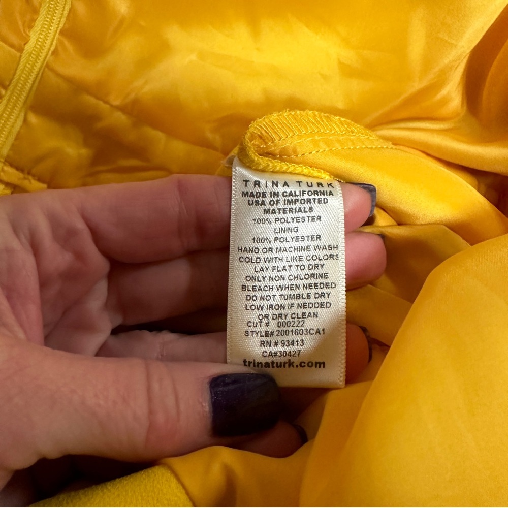 Trina Turk Yellow Jumpsuit - Picture 7 of 13